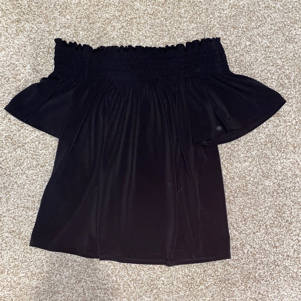 Black Off The Shoulder Blouse
